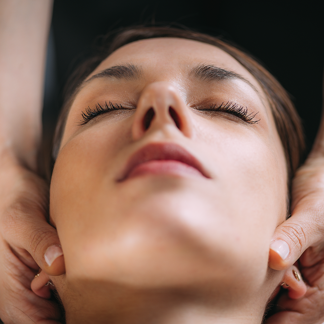 Craniosacral therapy is believed to help with various issues like headaches, stress, anxiety, sleep, and chronic pain by gently stimulating the skull and spine to release tension and promote relaxation. | MILVANI HOLISTIC