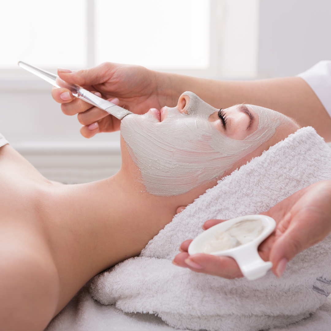KAOLIN CLAY, CUCUMBER GELATIN COOLING MASK AND  REVITA-CALM TREATMENTS  TO ENHANCE REMEDY FACIAL FOR ROSECEA PRONE AND SENSITIVE SKIN - HOLISITIC TRADITIONS MEET  MODERN  APPROACH - MILVANI HOLISITC SKINCARE
