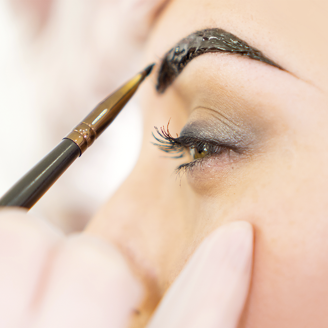 Natural European lash and brow tint. Professional tinting allows the specialist to manipulate the brow area by darkening the fine hairs to increase the width. It also allows the specialist to darken the fine hairs in the inner core of the brow in less dense areas, creating a more ideal shape and longer brow line. | MILVANI HOLISTIC SKINCARE